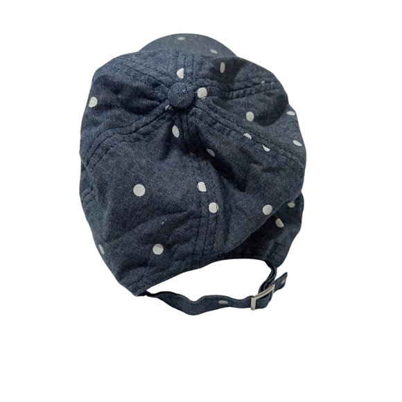 J. Crew Denim Polka Dot Baseball Hat - One Size - Picture 2 of 6